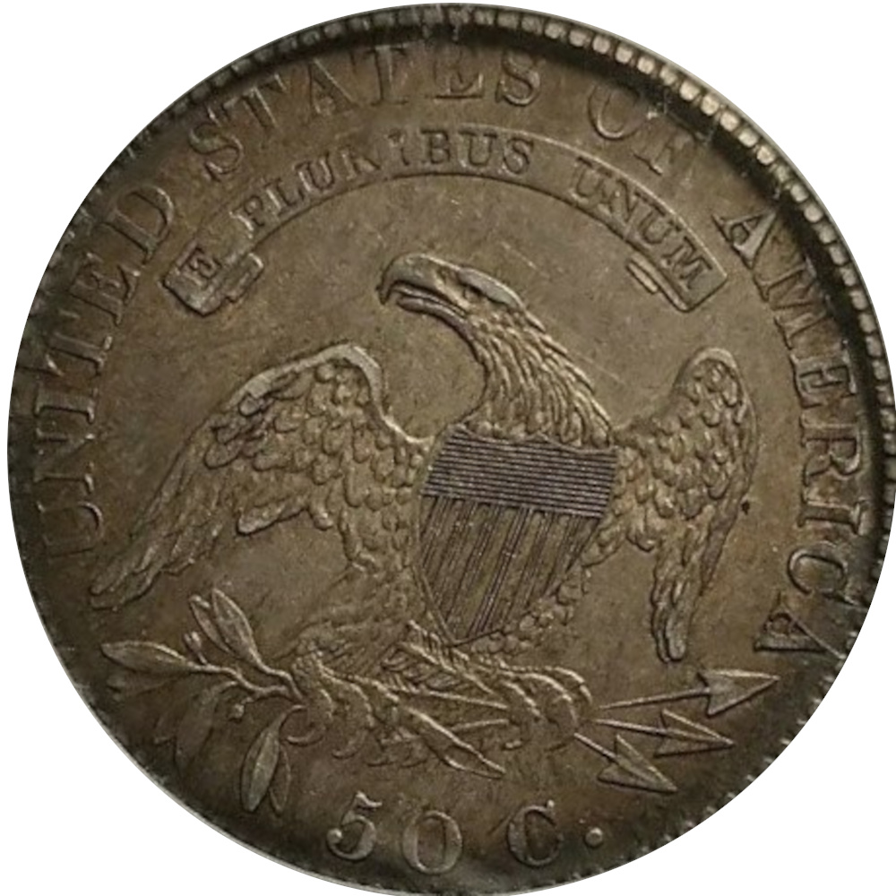 1819/8-50c-Capped-Bust-Half-Dollar---Overton-104